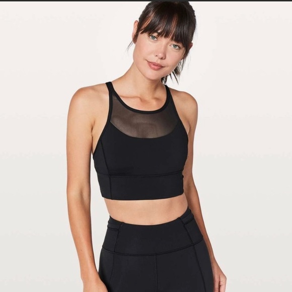 Lululemon Black longline strappy crop - Picture 6 of 6
